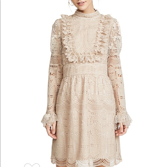 Anna Sui Cupid’s Cloud and Scallop Lace dress 0 - Picture 6 of 8
